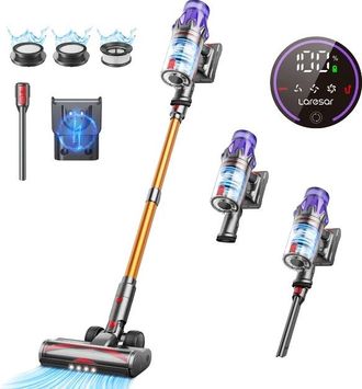 OEM Aspirateur Sans Fil, 500w, Forte Puissance DAspiration Pour Un Nettoyage En Profondeur Des Sols Et Des Poils DAnimaux, &Eacute;cran Lcd Intelligent Avec Batt