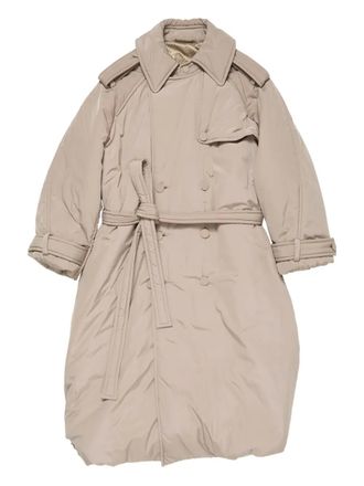 Acne Studios Trenchcoat met ceintuur - Beige