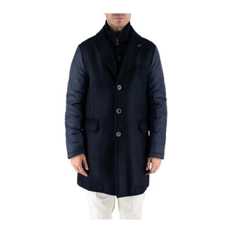 Bob Hombre, Abrigos, Azul, Talla: L