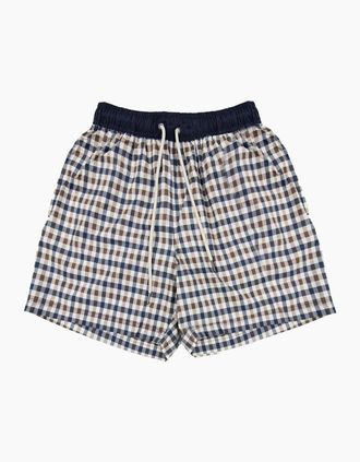 Aquascutum Mens Aquascutum Iconic Volley Swim Shorts Club Check 28 - Size: 32/30/31