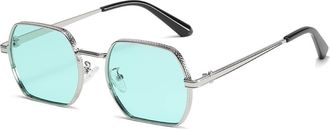 Generic Fashion Metal Men and For Women Sunglasses Outdoor Holiday Street Shooting Decorative Sunglasses (Color : C, Size : 1) 2026