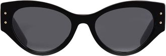 Dolce & Gabbana Dark Grey Cat Eye Ladies Sunglasses DG4480F 501/87 53