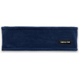 Turtle Fur Double-Layer Fleece Headband in Navy at Nordstrom