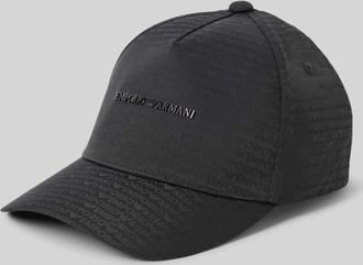 Emporio Armani Basecap mit Label-Detail in Black, Größe 1