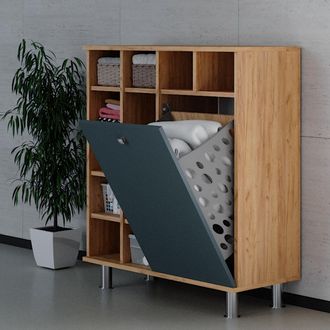 Vicco Mueble De Ba&ntilde;o Fynn, Verde, 78.4 X 91.6 Cm