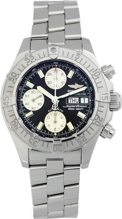 Breitling Pre-owned Breitling Superocean Chronograph Automatic Black Dial Mens Watch A1334011-B6-131A