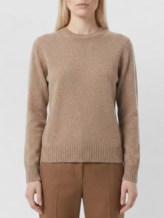 Max Mara cashmere crew-neck long-sleeve sweatshirt