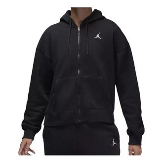 Nike Jordan (WMNS) Air Jordan Brooklyn Fleece Full Zip Hoodie Black FD7866-010