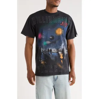 Billionaire Boys Club BB Mist Oversize Cotton Graphic T-Shirt in Black at Nordstrom Rack, Size Xxx-Large