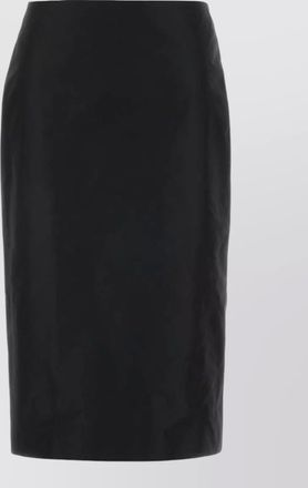 Jil Sander faille pencil skirt high waist knee length