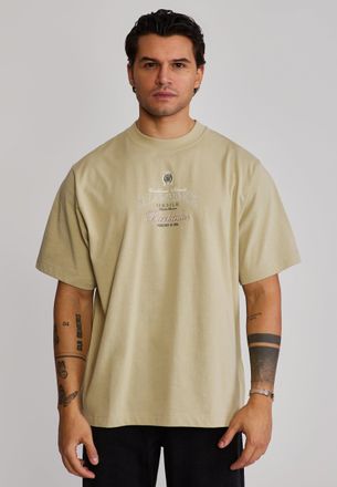 Siksilk Mens Green Graphic T-Shirt XXL
