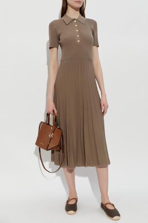 Michael Michael Kors Short-sleeve Dress, Womens, Brown