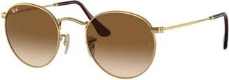 Ray-Ban Klassieke ronde metalen zonnebril - unisex - Zonnebrillen - Geel - 50 MM - Accessoires