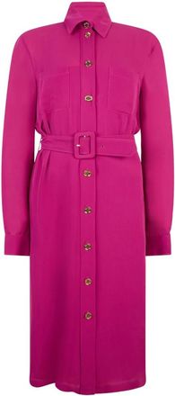 Moschino Herenjurk met riem - Dames - Shirt Kleedjes - Roze - S - Kleedjes