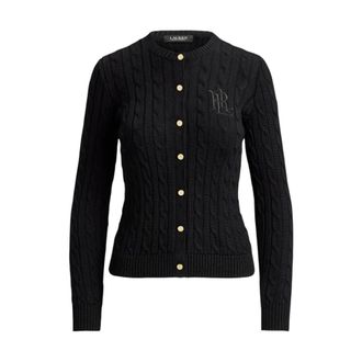 Ralph Lauren Cardigans - Dames - Vesten - Zwart - XS - Katoen - Truien & Vesten