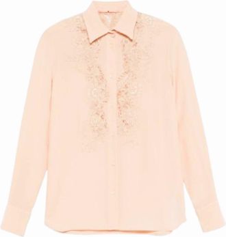Ermanno Scervino Poeder Overhemden voor Mannen - Dames - Overhemden - Roze - S - Overhemden