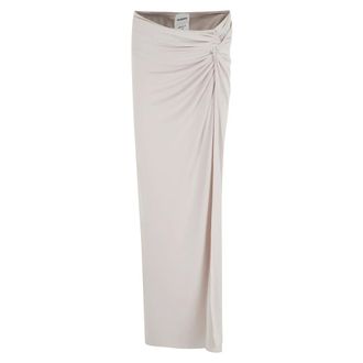 Andamane Maxi Skirts, female, Gray, Size: 2XS Zohra Twist Detail Maxi Skirt