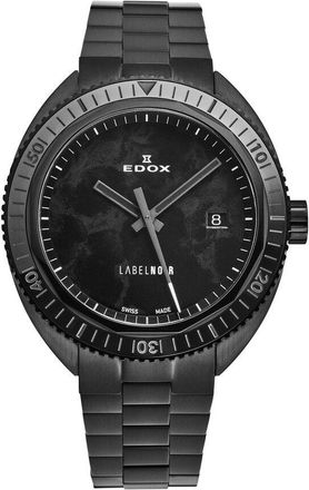 Edox Hydrosub Automatic Black Dial Mens Watch 80128 NLNM NLN