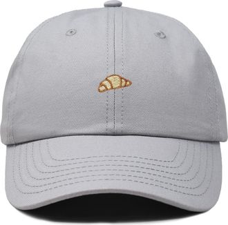 Dalix Croissant Dad Cap in Gray at Nordstrom