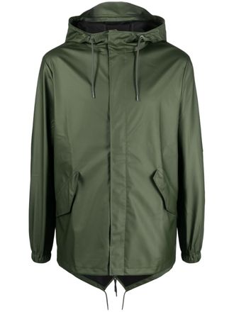 Rains Giacca resistente allacqua con cappuccio - Verde