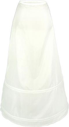 Flora 2 Hoop Bridal Wedding Prom A-line Slight Full Petticoat Skirt,size XS-M Off-white