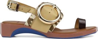 4CCCCees Torus Sandal - Dames - Sandalen - Bruin - 40 EU - Leer - Schoenen