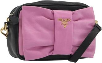Prada Pre-owned Vintage Schoudertas - Dames - Vintage Schoudertas - Roze - ONE Size - Leer - Vintage