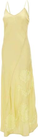Birgitte Herskind Isla Dress - Dames - Maxi kleedjes - Geel - L - Kleedjes