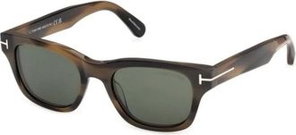 Tom Ford Caleb-02 Ft 1357 55N - Heren - Zonnebrillen - Bruin - 50 MM - Accessoires