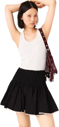 Maje Ribbed Vest Top in White at Nordstrom, Size Small