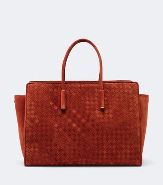 Bottega Veneta Barbara Large suede tote bag