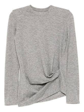 JNBY Gedrapeerd T-shirt - Grijs