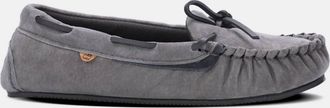 Lamofootwear Womens Classic Selena Moccasin In Grey