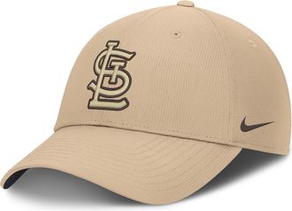 Nike St. Louis Cardinals Club Nike Mens Dri-FIT MLB Adjustable Hat in Brown | NB020GT5SCN-YPH