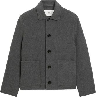 Ami Giacca in lana con bottoni - Grigio