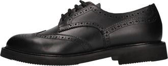 Cerbero Schoenen, Heren, Zwart, 40 1/2 EU, Leer, Harley Platte Schoenen