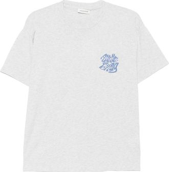 Anine Bing Cade Logo-print Cotton T-shirt