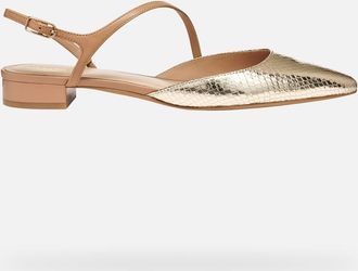 Geox Scarpe Giselda15 Donna Oro Chiaro/beige