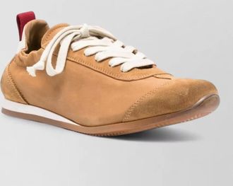 Uma Wang leather low-top sneakers