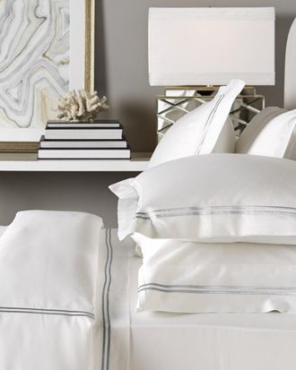 Melange Home Two Stripe 600 Thread Count Cotton Duvet Set