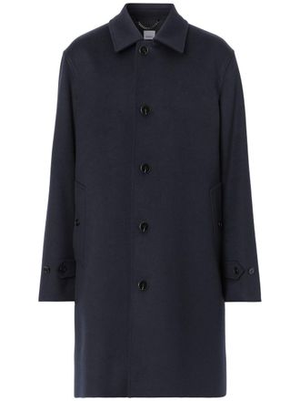 Burberry Cashmere Paddington Car button-up coat - Blue