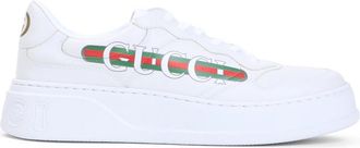 Gucci Witte Sneakers voor Mannen Aw 24 - Heren - Sneakers - Wit - 43 EU - Schoenen