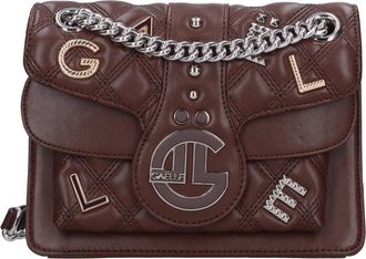 Ga&euml;lle Paris Bruine Tassen - Dames - Schoudertassen - Bruin - ONE Size - Leer - Tassen
