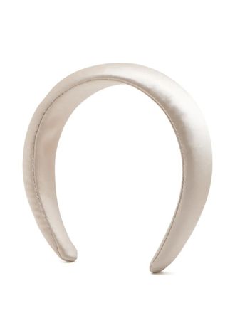 Loeffler Randall Bellamy gewatteerde haarband - Beige