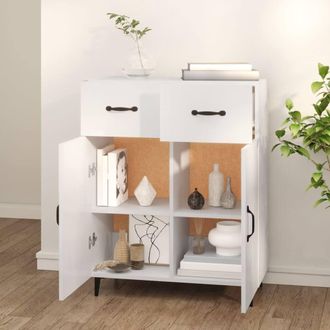 Berkfield Home Sideboard White 69.5x34x90 cm Engineered Wood