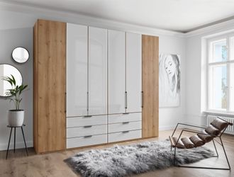 Wiemann Drehtürenschrank »Monaco« mit Teil-Glasfront sowie hochwertige Beschläge inkl. Dämpfung