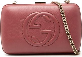 Gucci Pre-owned Gucci Calfskin Soho Clutch on Chain Ladies 5VKZXL4IC695I7PT