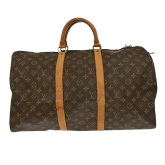Louis Vuitton Vintage Weekend Bags, unisex, Brown, ONE SIZE, Pre-owned Vintage Canvas Weekend Bag
