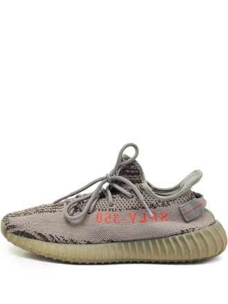 Yeezy by Kanye West Boost 350 V2 knitted sneakers - men - Fabric/Fabric/Rubber - 44 - Grey