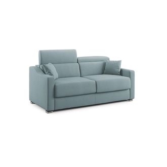 Divani.Store Amber Sof&aacute; Cama Convertible Con Tela Desmontable 191 Cm (mat. 140x197) Azul Claro